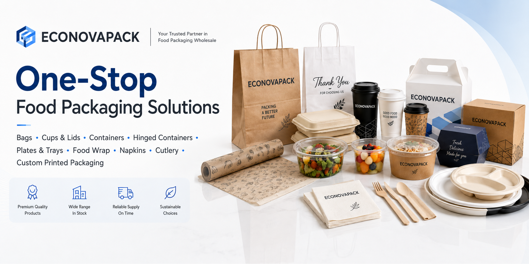 ECONOVAPACK food packaging range