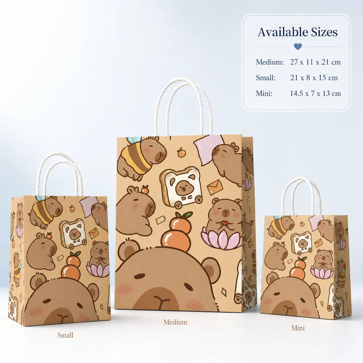 Custom Printed Kraft Paper Bags product photo