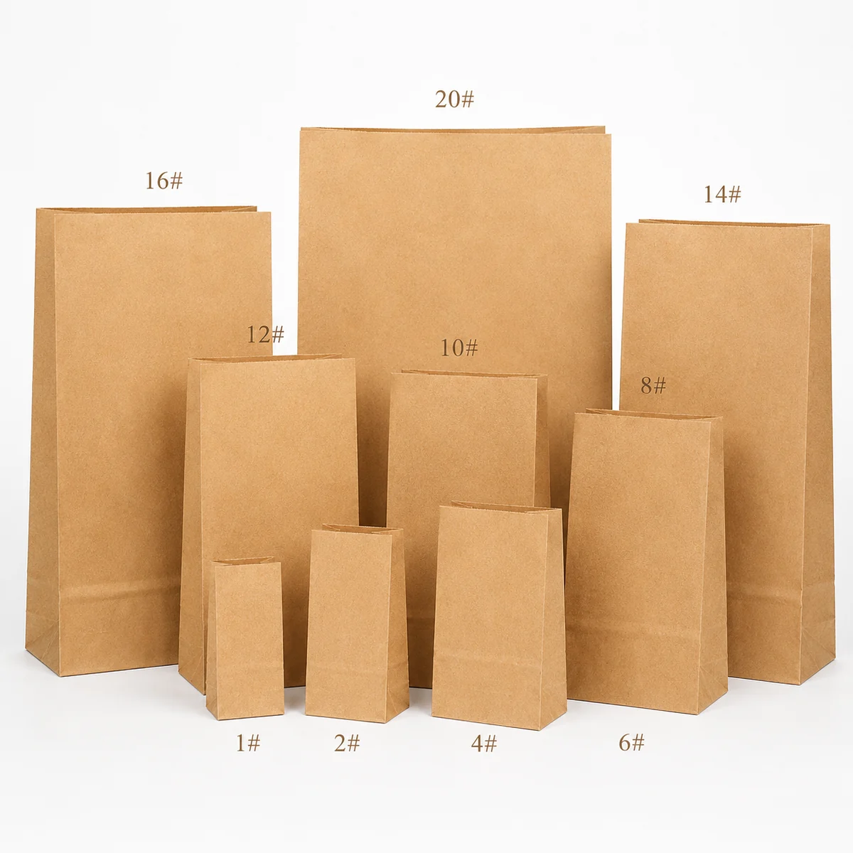 Kraft SOS Food Takeaway Bags wholesale food packaging product