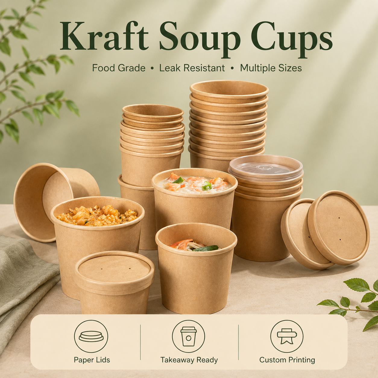 Paper Cup and Lid 03 food packaging product photo