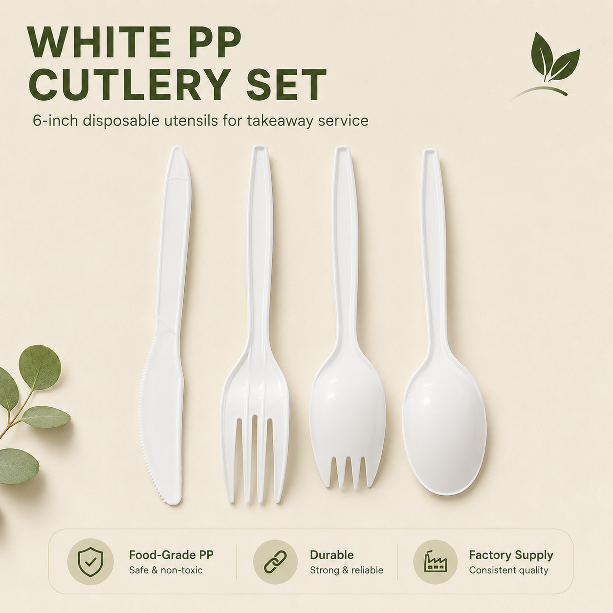 Disposable Cutlery 02 from ECONOVAPACK