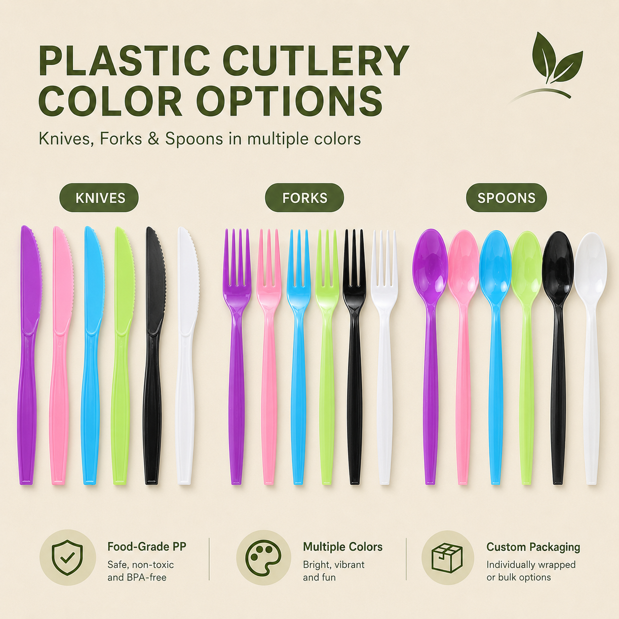 Disposable Cutlery 03 food packaging product photo