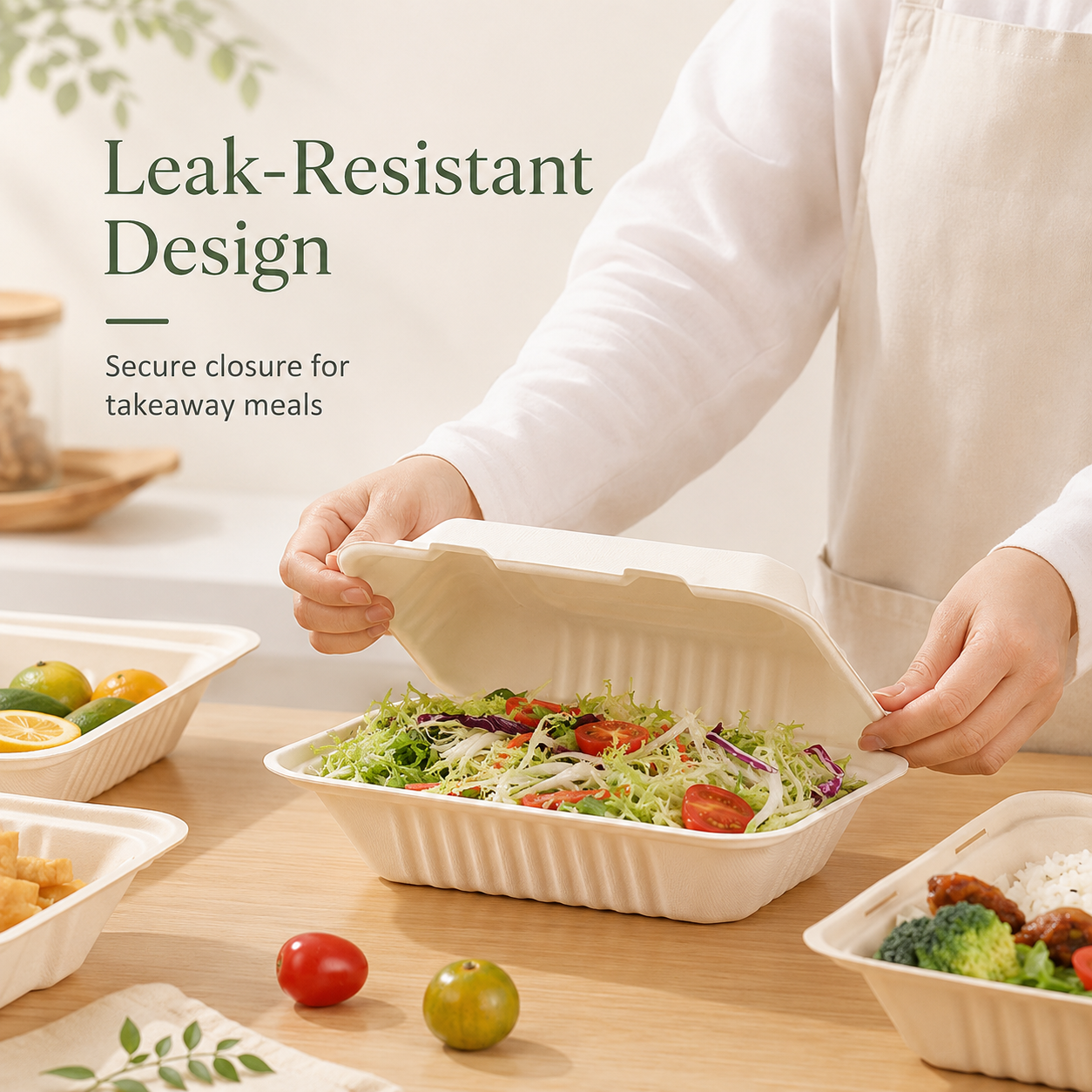 Hinged Food Container 10 food packaging product photo