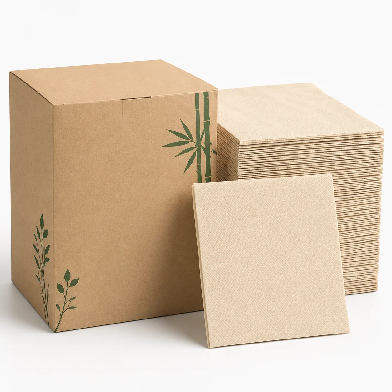 Kraft and White Dinner Napkins product photo