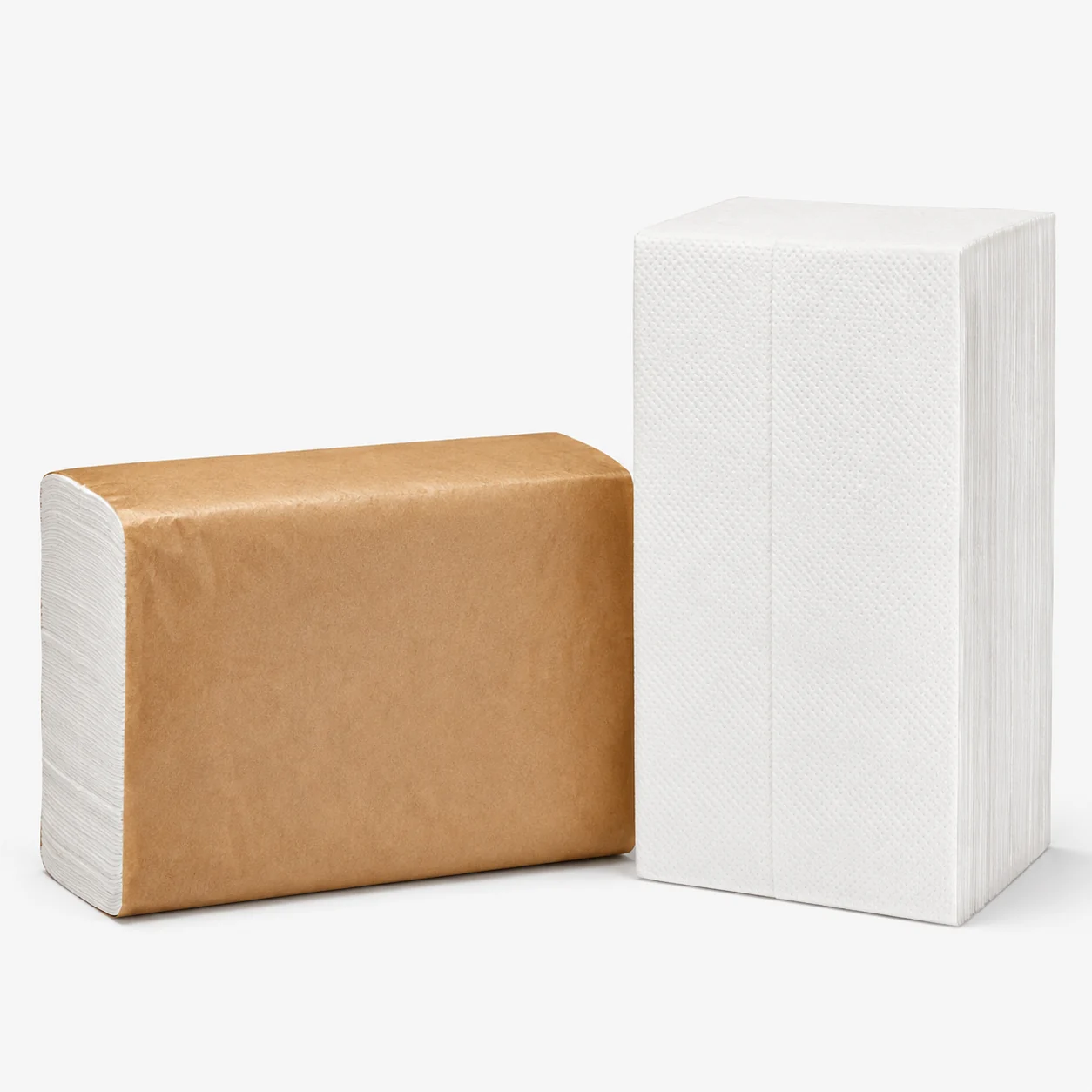 White and Kraft Dispenser Napkins product photo