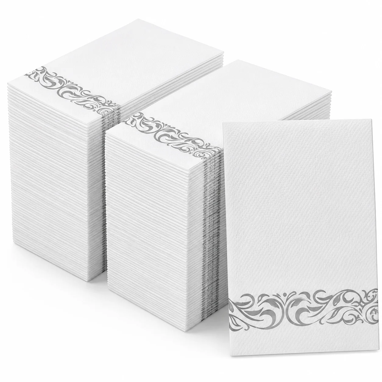 White Embossed Paper Napkins wholesale food packaging product