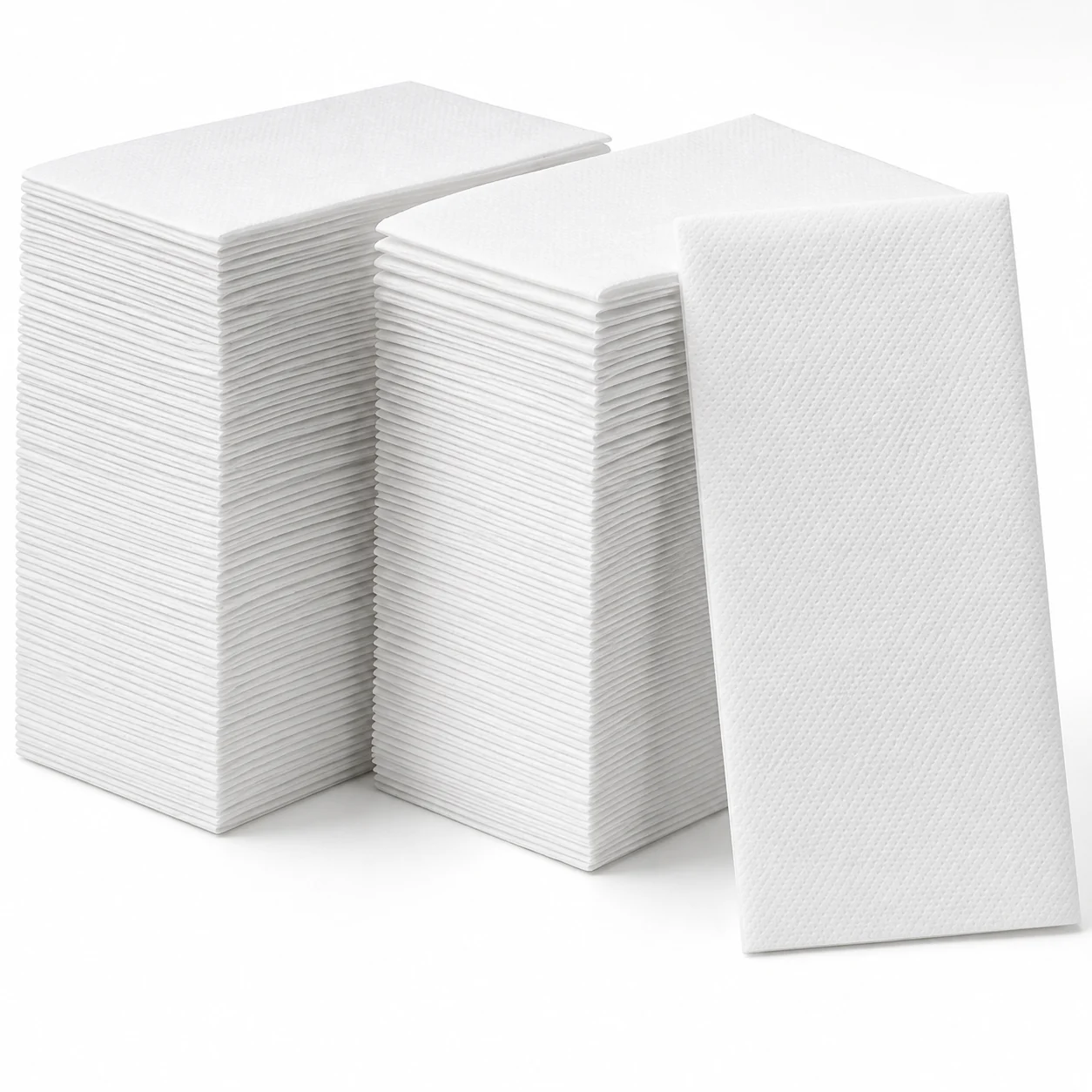 White Folded Paper Napkins wholesale food packaging product