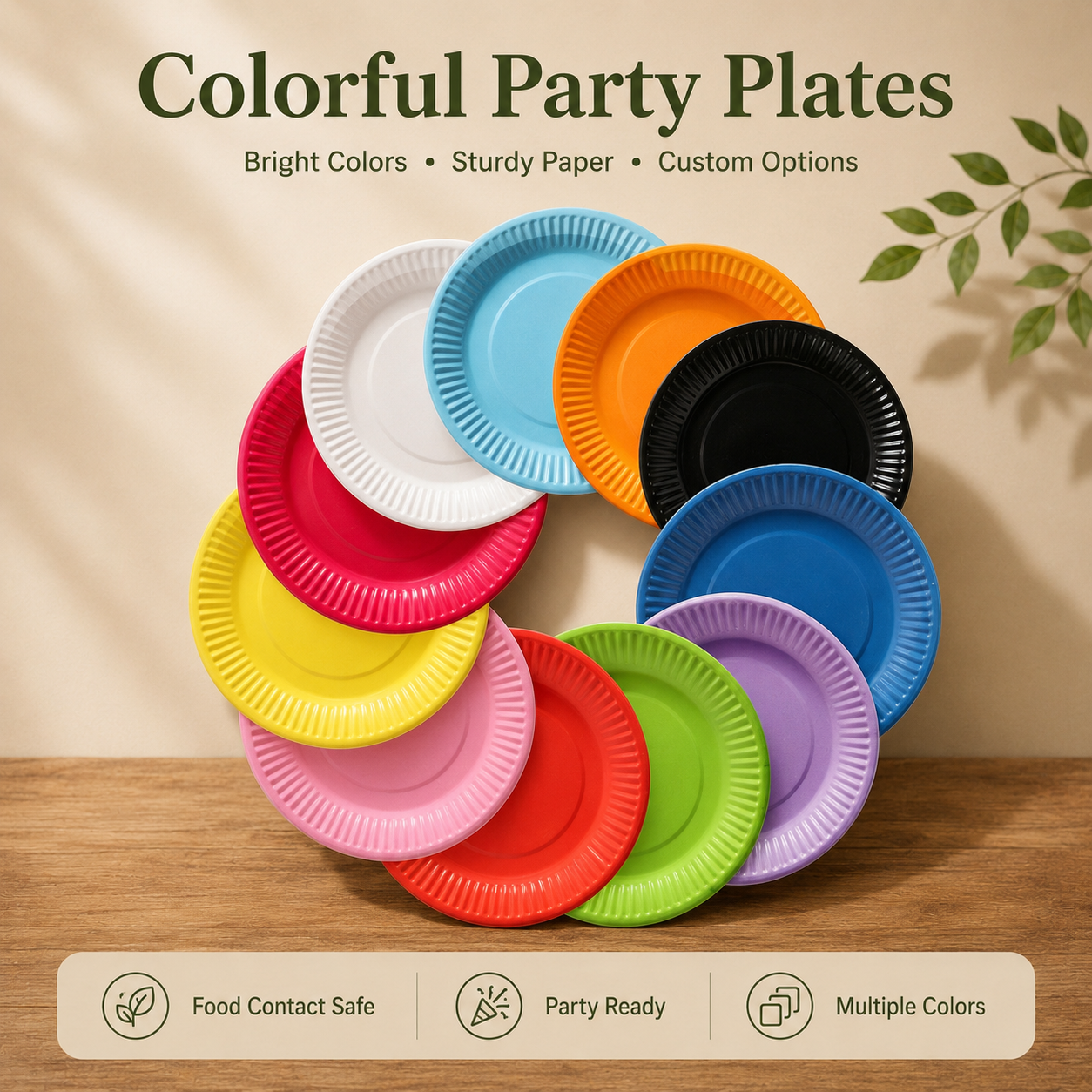 Plate and Tray 04 food packaging product photo