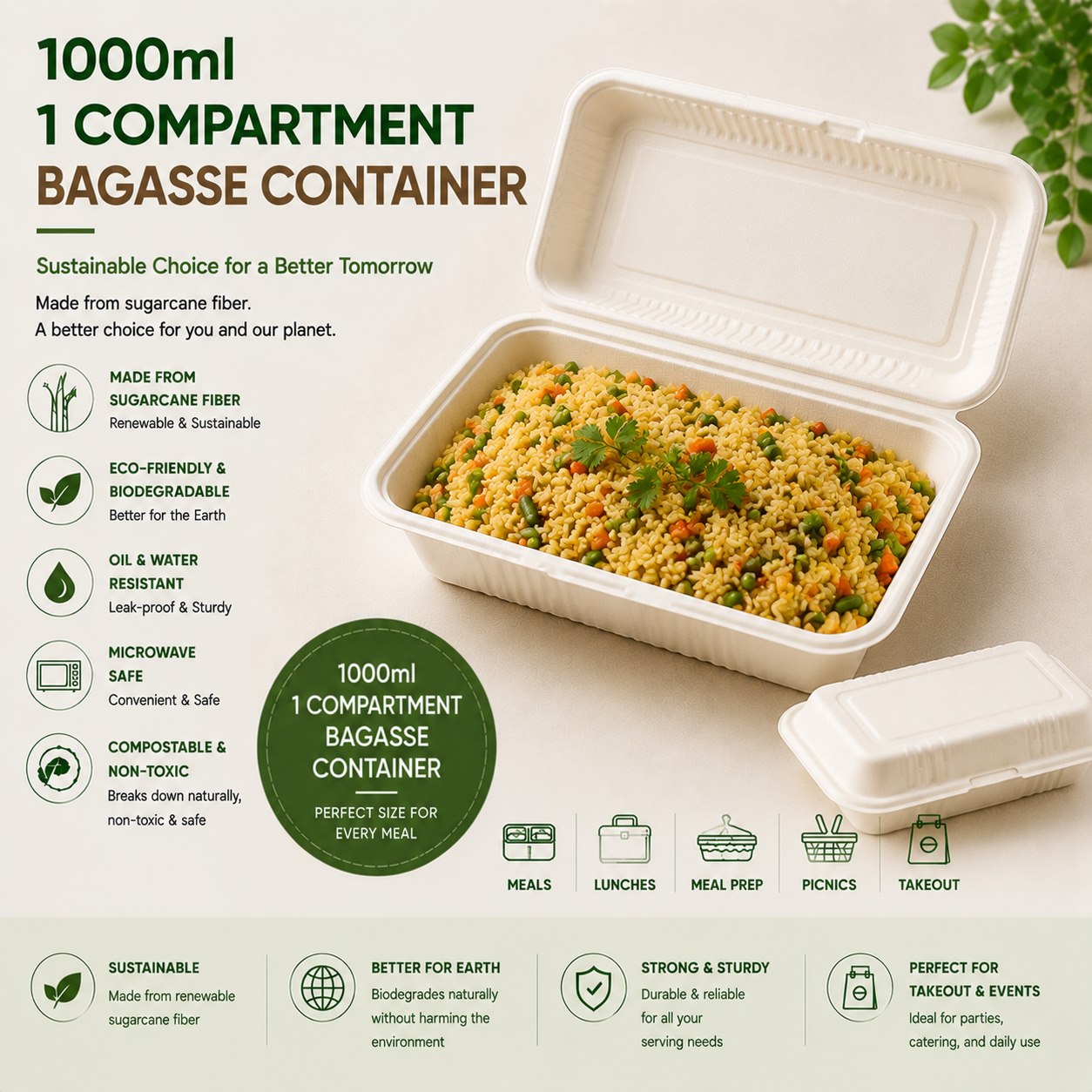 Hinged Containers packaging products